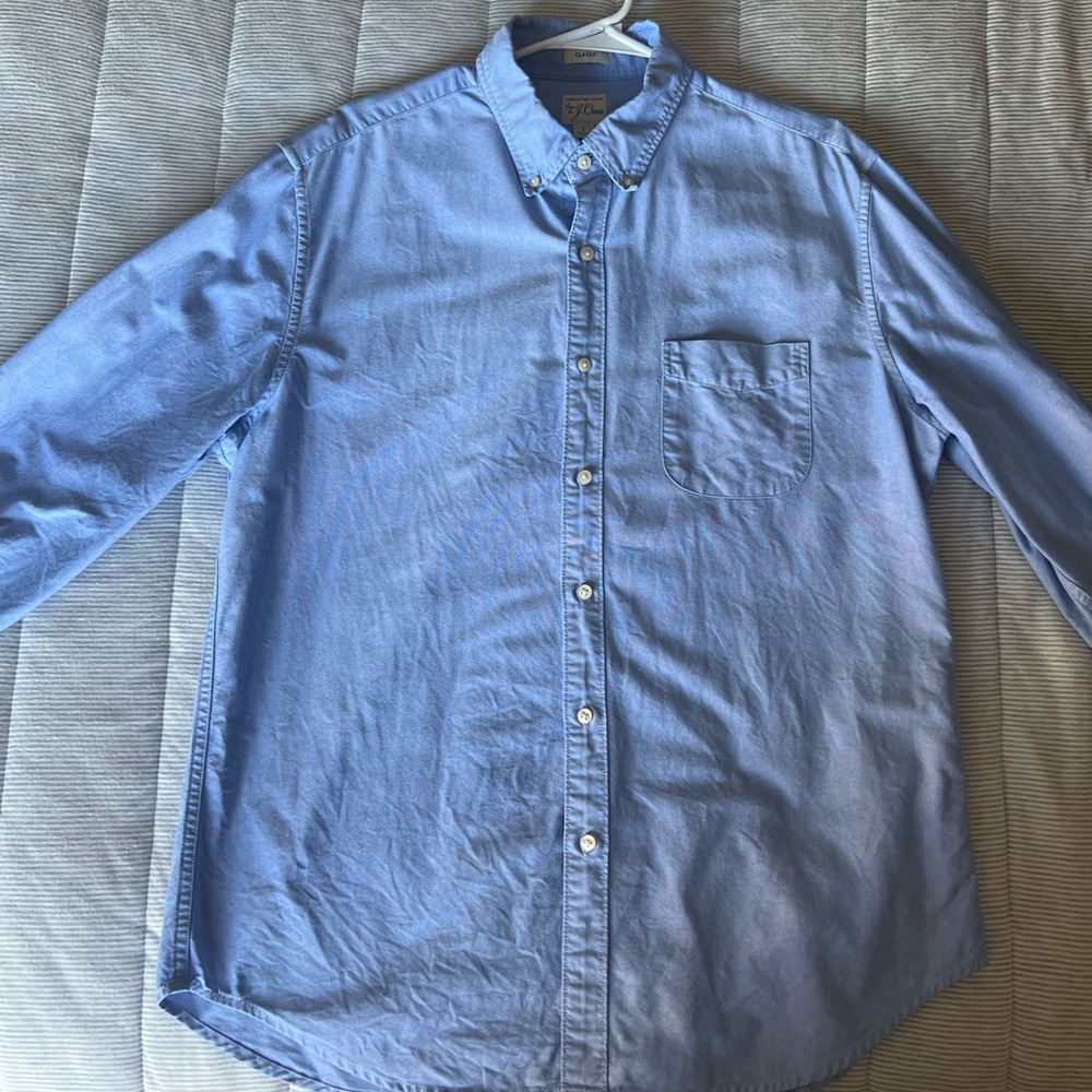 J Crew Classic Button Down - Light Blue - image 1